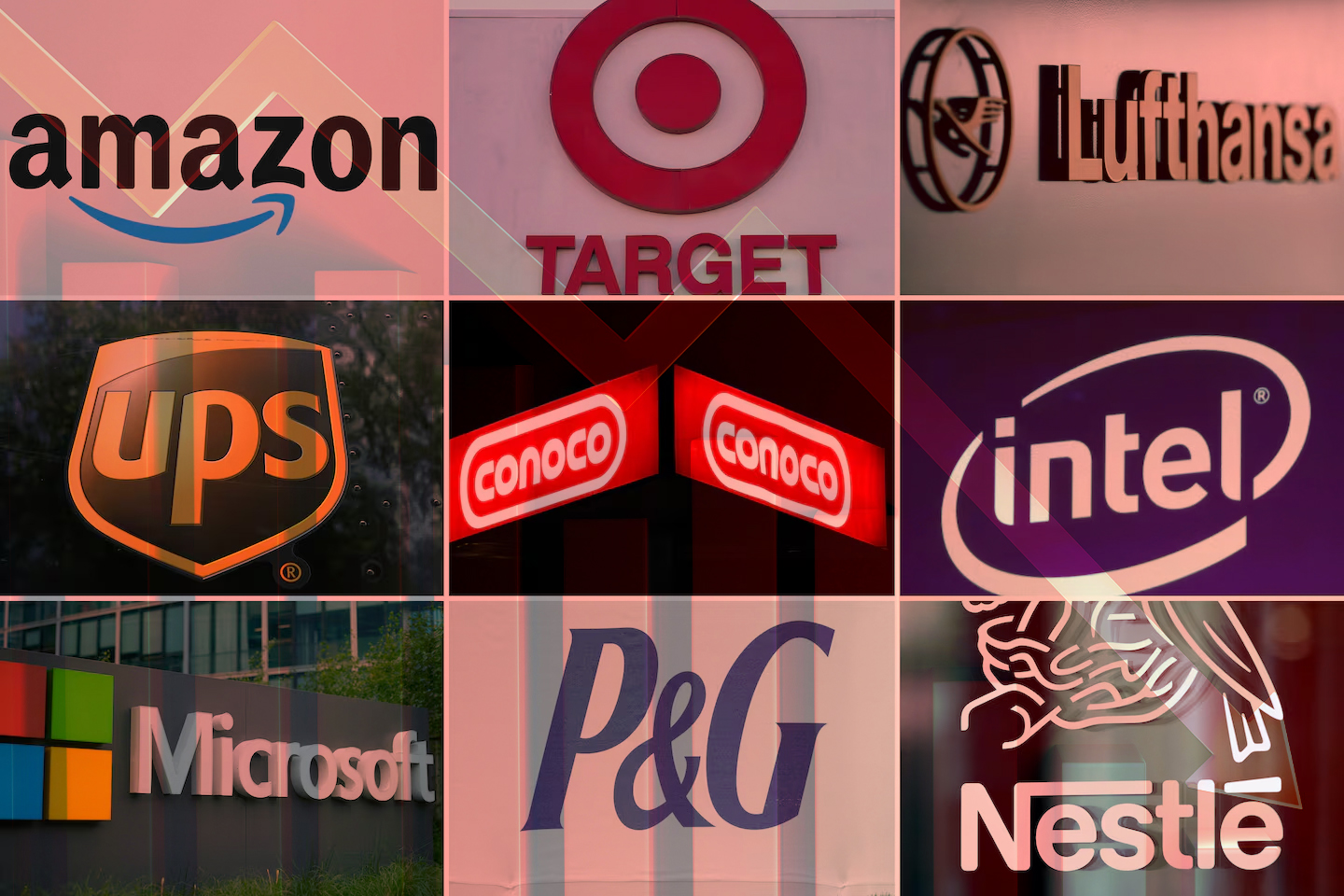 corporate layoffs 2025 amazon target ups microsoft nestle intel